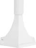 A white outdoor standing lamp base with a cylindrical top section. Anteprima dell’immagine prodotto