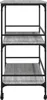 vidaXL Wózek kuchenny szary Sonoma 100,5x50x105 cm Materiał Podgląd zdjęcia produktu 9