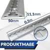 Airlineschiene Zurrschiene 4 x 50 cm 500 mm halbrund Alu m. Produktbild-Vorschau 3