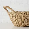 Paniers décoratifs en jacinthe d'eau avec anses 34 x 18 cm Voir les images du produit 3