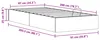 vidaXL Ottoman Bettgestell mit Stauraum Natur 90 x 200 cm Produktbild-Vorschau 8