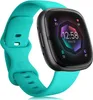 Strap-it Fitbit Sense 2 Silikonarmband (Aqua) - Große: S/M Produktbild-Vorschau 1