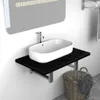 vidaXL Meble łazienkowe czarne 60×40×16,3 cm Podgląd zdjęcia produktu 2