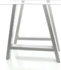 Wiltec set di 2 gambe per tavolo in acciaio 70x72cm grigio Anteprima dell’immagine prodotto 2