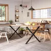 HOMCOM 2 Stück Stahl Tischbeine Tischfüße 72 cm Produktbild-Vorschau 2
