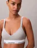 Calvin Klein Lift Bralette Icon Bawełna Modal Szary Podgląd zdjęcia produktu 6