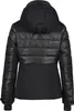 The back view of a black ski jacket. Produktbild-Vorschau