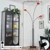 Suio Stehlampe aus Metall in Schwarz/Orange im Produktbild-Vorschau 4