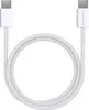 A white braided USB-C to USB-C cable is coiled on a white background. Podgląd zdjęcia produktu