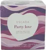 The image shows the front of a perfume box with a heart design. Produktbild-Vorschau