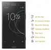 A Sony Xperia XZ1 Compact smartphone is shown with a screen protector and a list of its features. Produktbild-Vorschau