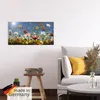 ARTland Poster Wildblumenwiese blauer Himmel Größe: 150x75 Produktbild-Vorschau 5