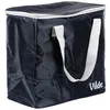 A black insulated cooler bag with white handles and a white logo on the front. Anteprima dell’immagine prodotto
