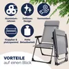 CASARIA® Gartenstühle 2er Set Klappbar 6-fach Verstellbar Produktbild-Vorschau 9