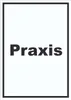 Praxis Schild mit Text Arzt Gesundheit hochkant A3 Produktbild-Vorschau 1