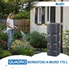 4rain QUADRO serbatoio a parete 170 L, grigio grafite Anteprima dell’immagine prodotto 2