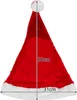 A red Santa hat with a white trim and pom-pom, with dimensions indicated by text. Podgląd zdjęcia produktu