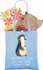 Mr. & Mrs. Panda Uni Tasche Pinguin Blumen - Sky Blue - Produktbild-Vorschau 3