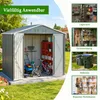Geräteschuppen Gerätehaus Metall Fundament Gartenhaus Produktbild-Vorschau 7