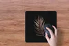 MuchoWow® Mauspad Mousepad Gold - Zweig - Blatt 30x30 cm - Produktbild-Vorschau 3