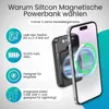 Siltcon® 7-in-1 MagSafe Powerbank 10000mAh – 15W kabellos – Produktbild-Vorschau 2