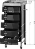Friseurwagen GABBIANO 008 schwarz Produktbild-Vorschau 7