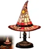 Halloween Hexenhut-Lampe ,Mystische Hexenhut-LED-Leuchte – Produktbild-Vorschau 1