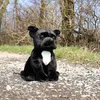 RAPPA Staffordshire Bull Terrier cane di peluche 30 cm nero Anteprima dell’immagine prodotto 6