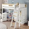 Flieks Etagenbett 90x200cm mit Schreibtisch und Regal, Produktbild-Vorschau 3