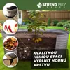 A cross-section of a raised garden bed showing different layers of soil and organic matter, with a potato plant growing above. Anteprima dell’immagine prodotto
