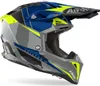 Airoh Aviator 3 Push Motocross Helm, blau, XL (61/62) Produktbild-Vorschau 4
