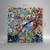 Wanduhr - Quadrat - Glasuhr - Abstraktion modern - 30x30cm Produktbild-Vorschau 3