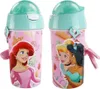 Disney Prinzessin Trinkflasche Flasche mit Trinkhalm Gurt Produktbild-Vorschau 1