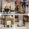 HOMCOM Plattformwagen Transportwagen Klappbar 150 kg mit Produktbild-Vorschau 8