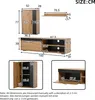 Sweiko TV-meubelset (140x35x39cm) (Complete set, 3-delig), Productafbeelding-voorbeeld 9