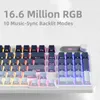 95% Gaming Tastatur RGB kabellos & kabelgebunden, 98 Tasten Produktbild-Vorschau 4