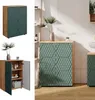 Midi skříňka Vicco Irma Dub Goldkraft/zelená 60 x 81 cm, Náhled obrázku produktu 2