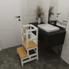 Lernturm PLAY aus Kiefernholz, 93x56x49 cm, weiß/naturbraun Produktbild-Vorschau 5