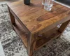 Wohnling tavolino in legno massiccio di sheesham 60 x 60 x Anteprima dell’immagine prodotto 4