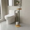 Portarotolo Relaxdays, per rotoli di ricambio, ripiano, Anteprima dell’immagine prodotto 2