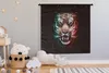 MuchoWow® Wandteppich Wandbehang Tiger - Farbe - Tiere Produktbild-Vorschau 3