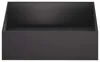 vidaXL Vaso da giardino nero, 100 x 100 x 30 cm Anteprima dell’immagine prodotto 3
