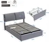 MODFU Boxspringbett Hydraulisches 140 x 200 cm mit Produktbild-Vorschau 7