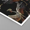 Poster - Poster ohne Rahmen - Asiatisch Vögel Verziert - Produktbild-Vorschau 2