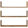 Wandregale 3 Stk. Artisan-Eiche 80x18x18 cm Holzwerkstoff Produktbild-Vorschau 4