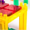 PicassoTiles 50pc Magnetic Race Track Building Blocks, Podgląd zdjęcia produktu 6
