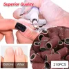 210 pezzi nastri abrasivi marroni per nail art, levigatori Anteprima dell’immagine prodotto 5