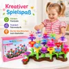 104-teiliges Blumen Steckspiel für Kinder ab 3 Jahren – Produktbild-Vorschau 4