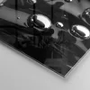 Bilder auf glas - Chrom Metall Reflexion - 40x40cm - Produktbild-Vorschau 5