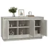 vidaXL Sideboard gris béton 102x35x55 cm Bois composite Voir les images du produit 4